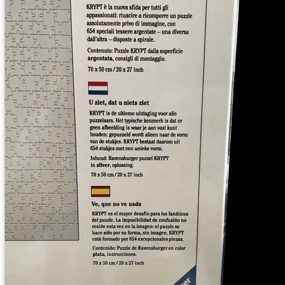 Ravensburger Jigsaw Puzzle Krypt - Picture 5 of 8